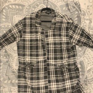 Express plaid cardigan